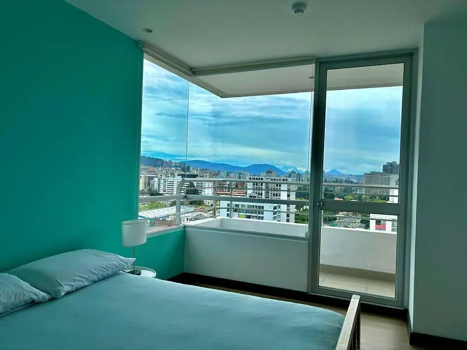 Moderno Y Con Vistas, Depar Junto A Hotel Marriot Quito Apartment