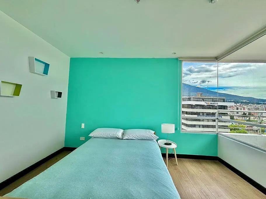 Moderno Y Con Vistas, Depar Junto A Hotel Marriot Quito Apartment